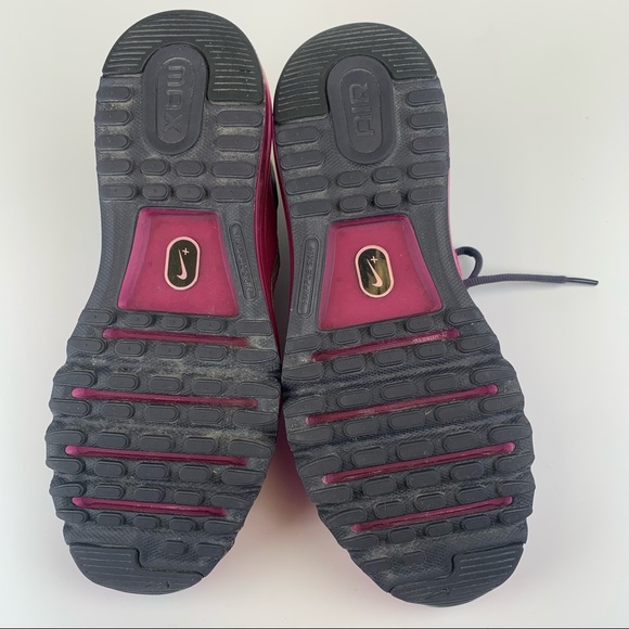 Nike Air Max Women's Running Shoes Size 9 Pink Black 555363-603 - Picture 7 of 12